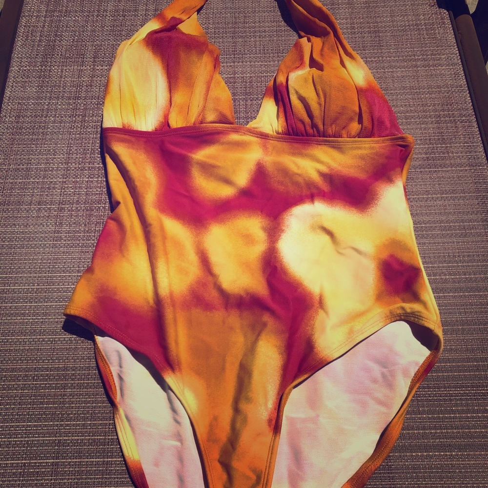 One-Piece Halter Tie Bathing Suit!